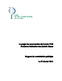Couverture du rapport - Centre 7400