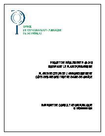 Couverture du rapport - Agrandissement d'un lieu de culte au 7190 rue de Nancy