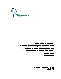 Couverture du rapport - Centre de tennis du parc Jarry - Tennis Canada - 2