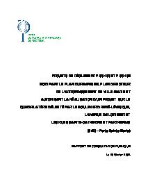 Couverture du rapport - Porte Sainte-Marie