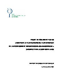 Couverture du rapport - Ancienne usine Lavo