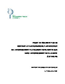 Couverture du rapport - Îlot Wolfe