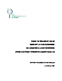 Couverture du rapport - Projet résidentiel Square Dauville