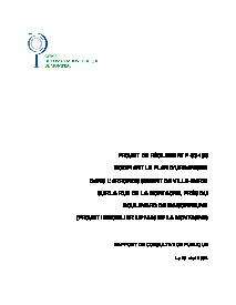 Couverture du rapport - Projet immobilier Le 1440 de la Montagne