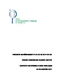 Couverture du rapport - Condominiums Louis Bohème