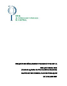 Couverture du rapport - Centre hospitalier de l'Université de Montréal (CHUM)