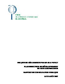 Couverture du rapport - Aménagement du site Contrecoeur