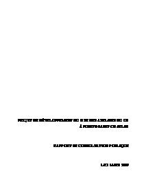 Couverture du rapport - Redéveloppement des anciens ateliers du CN -1