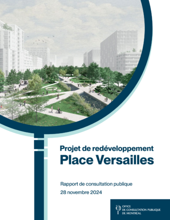 Couverture du rapport - Place Versailles