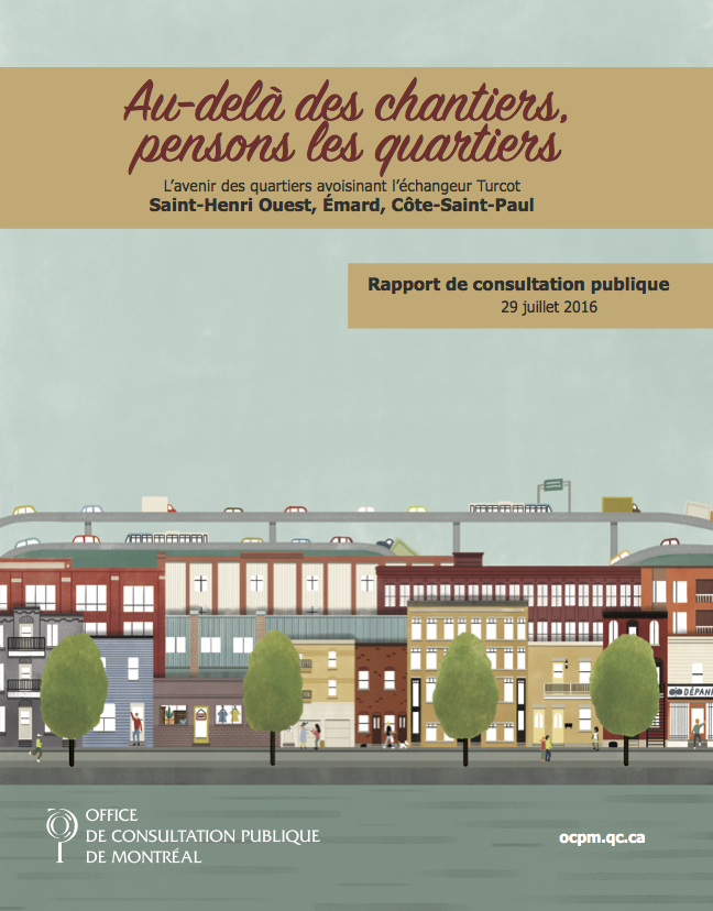 Couverture du rapport - Quartiers avoisinant Turcot - St-Henri Ouest, Émard, Côte-Saint-Paul